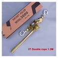thumbnail image 2 of 3Ton Hook Cable Puller Hand Winch Puller For Agriculture Garden Manual Multifunctional Wire Tensioner ,Easy to Setup, 2 of 7