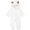 White, variant on Newborn Baby Warm Fleece Hooded Romper Jumpsuit 0-12 Months