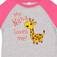 thumbnail image 4 of Inktastic My Nana Loves me- cute giraffe Boys or Girls Toddler T-Shirt, 4 of 5