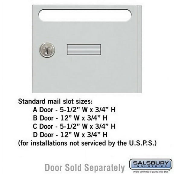 Salsbury Industries 3669 Mail Slot - for 4B  Horizontal Mailbox Door