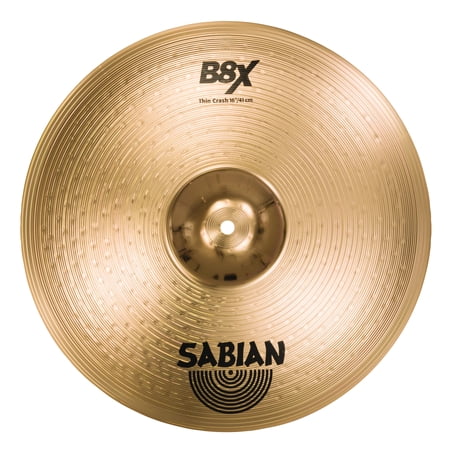 Sabian B8X 16 Inch Thin Crash Cymbal