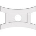 thumbnail image 1 of Ekena Millwork CMP26X17HN-05000 5 in. ID x 5.5 in. Rectangle Havre Architectural Grade Médaillon de Plafond Contemporain PVC, 1 of 1