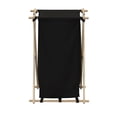 thumbnail image 7 of Household Essentials X-Frame Wood Laundry Hamper, Folding Wood Frame with Washable Poly-Cotton Bag, 7 of 7