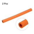 thumbnail image 3 of Uxcell 2Pcs 10" Tubo de aislamiento de tubería de espuma para soporte de agarre 0.47" x 0.87" Naranja, 3 of 6