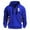 A-Blue, variant on Mens American Flag Hoodie Big and Tall Comfy Quarter Zip Military Sweatshirts Loose Fit Long Sleeve Workout Pullover with Multi Pockets Women Black XL