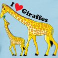 thumbnail image 3 of CafePress - I Love Giraffes Women's Light T Shirt - Women's Classic T-Shirt, 3 of 4