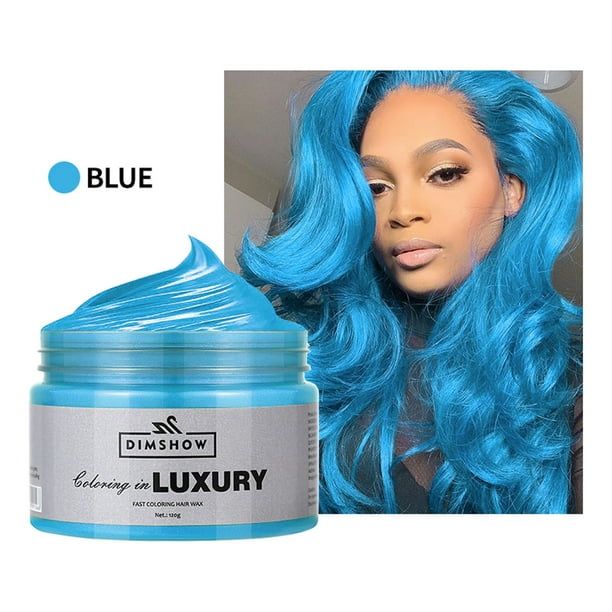 Fiudx Tinte Capilar Desechable, Crema Fácil de Usar, Cera con Colores Vibrantes, Fórmula Suave para Cuero Cabelludo Sensible, Cambio de Imagen Capilar En Casa, para Amantes Del Color de Moda, Cuidado