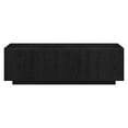 thumbnail image 2 of Evelyn&Zoe Paxton Modern Fiberboard Coffee Table, Black Grain, 2 of 7