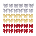 thumbnail image 2 of CUITING Casewin 12Pcs Christmas Bows Ribbon Red Bow Christmas Tree Bows for Christmas Wreath  Party Decorations  Xmas Decor  DIY Craft  Wedding and Gift Gold, 2 of 9
