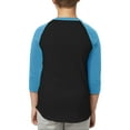 thumbnail image 2 of Hat and Beyond Kids Premium Colorblock Casual ¾ Raglan Sleeve Baseball T-Shirts, 2 of 6