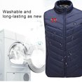 thumbnail image 6 of Women's Plus Size Heated Vest with 9 Zone Heating Rechargeable Battery for Outdoor Winter Activities, 6 of 6