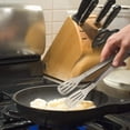 thumbnail image 2 of Pinzas de cocina profesionales de acero inoxidable, versátiles, resistentes y ergonómicas, para mesas de bufé y cenas, paquete de 2 (9 pulgadas, 11 pulgadas), 2 of 7