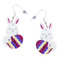thumbnail image 1 of Bonitos pendientes de Pascua, pendientes colgantes de gota de animales, ligeros para fiestas de niñas Sunnimix  Pendientes colgantes, 1 of 8