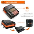 thumbnail image 7 of MeeFar 15 Cu.ft. Rooftop Cargo Carrier Bag Soft Shell Waterproof Bag Fit for All Cars with/Without Rack, 7 of 7