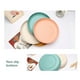 thumbnail image 5 of Juego de 4 Platos de Paja de Trigo para La Cena, Aptos para Microondas y Lavavajillas, de Plástico Irrompible para Niños y Adultos, Multicolor, 5 of 7