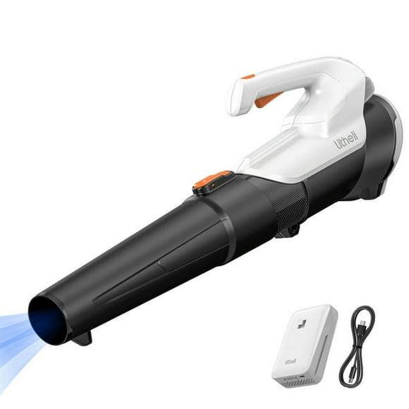 Litheli Cordless Leaf Blower, 20V, 355CFM/85MPH, Portable Electric Blower, Adjustable 2 Speed Levels, With 2.5 Ah Battery, For Lawn Care