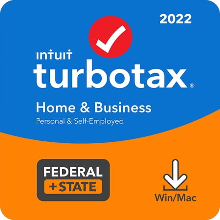 Turbotax Home & Business + State 2022 [PC/Mac Download]