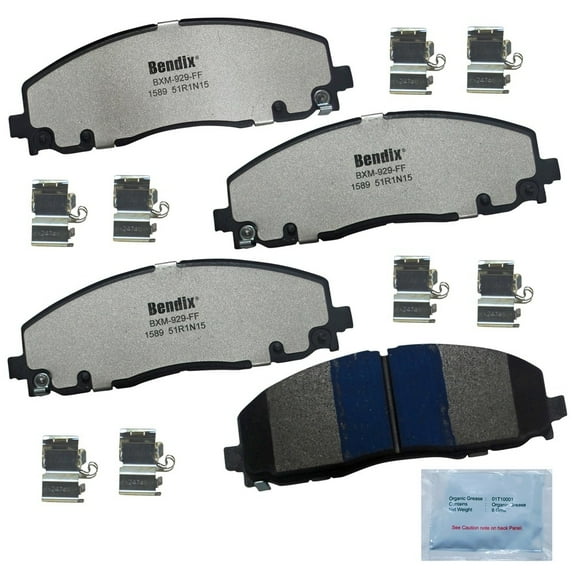 Bendix Brakes Disc Brake Pad Set Fits select: 2018-2019 JEEP WRANGLER UNLIMITED, 2020 JEEP WRANGLER
