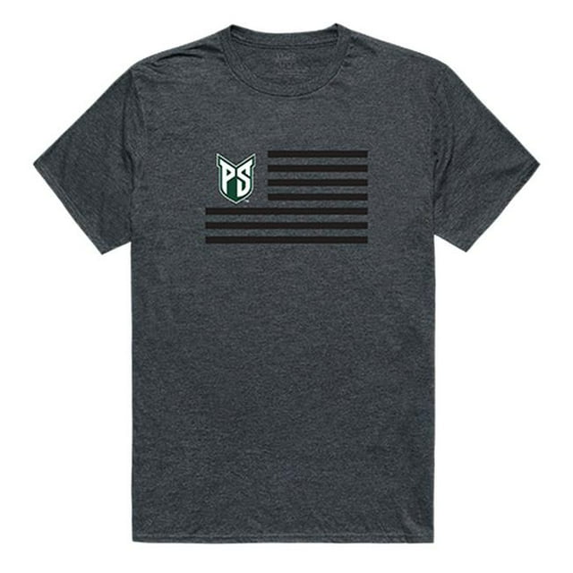 Portland State University T-Shirt Drapeau, Charbon Chiné 2 - Petit
