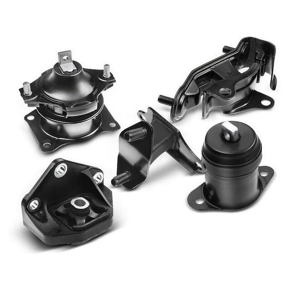 Engine Mount and Transmission Mount Kit 5 - Compatible with 2003 - 2007 Honda Accord 3.0L V6 2004 2005 2006