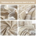 thumbnail image 6 of Nanshing Home 7 Piece Gold Comforter Set, California King, Elegant Jacquard Floral Bed in a Bag, Microfiber Bedding All Seasons with Pillow Shams, Decorative Pillows and Bed Skirt, 6 of 8