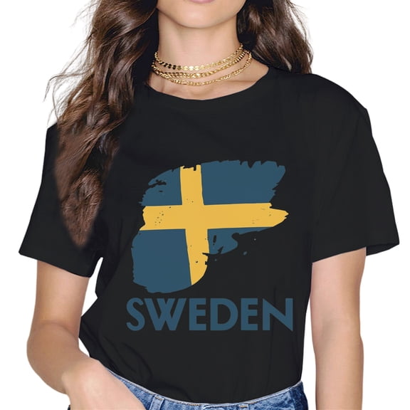 Swedish - Sweden Map Country T-Shirt