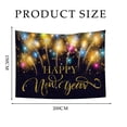 thumbnail image 4 of Happy New Year Party Backdrop Fabric Sign Poster Banner with Pattern Firework for New Year Party Decoration Photo Props Background Supplies, 4 of 5