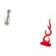 thumbnail image 5 of Escultura de fuego abstracta en miniatura para pareja, figura romántica, adorno de resina coleccionable, adecuado para bodas, fiestas, escritorios, sa, 5 of 8