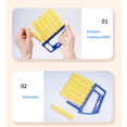 thumbnail image 2 of 4-Pack Reusable Blind Cleaning Tool - 7-Finger Microfiber Duster for Venetian Shades, Vents & Fans, 2 of 6