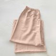 thumbnail image 5 of Hilenly Cotton Pajama Pants Women Soft Pajama Bottoms Loose Fit Sleepwear Elastic Waist Lounge Pants, 5 of 6