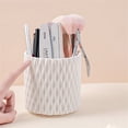 thumbnail image 5 of Rotating Pen Holder Stand (Aesthetic Desktop Organizer, Cup), 5-Slot Rotating Holder Displays Pens Elegantly, Unique White Desk Pen Organizer Easthetic, By Meiiso, 5 of 9