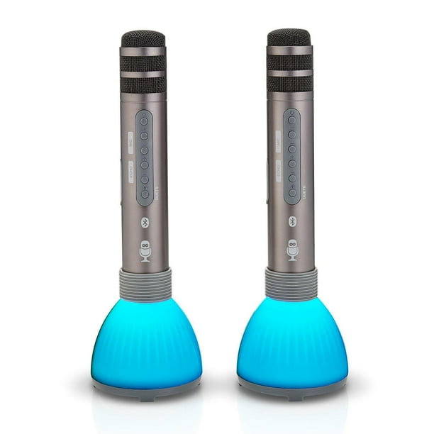 Singing Machine Duet Karaoke Wireless Microphones & Bluetooth Speakers