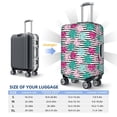 thumbnail image 4 of Pofeuu Tropical Leaves Print Luggage Suitcase Cover Protector Luggage Washable Covers Aesthetic for 18/24/28/32 inch Luggage（No luggage included）-X-Large, 4 of 7
