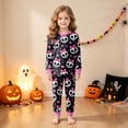 thumbnail image 5 of Leey-World Toddler Halloween Pajamas Boy Kids Pajamas Sets Boys Girls 2-Piece Sleepwear Set Cotton Long Sleeve Casual Kids, 5 of 9