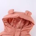 thumbnail image 6 of GYRATEDREAM Baby Boys Girls Hooded Puffer Vest Winter Lightweight Sleeveless Bear ears Zipper Up Jacket, 6 of 8