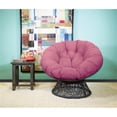 thumbnail image 2 of Pemberly Row Chair with Purple cushion and Gray Wicker Resin Frame, 2 of 5