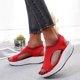 thumbnail image 1 of Zapatos planos de moda para mujer, sandalias informales de tacón de cuña hueca, zapatos de talla grande Wmkox8yii shjk4273, 1 of 6