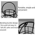 thumbnail image 2 of Soporte para huevos de cocina Estante de almacenamiento en espiral Soporte para estante para huevos Soporte para dispensador en espiral Capacidad para hasta 18 huevos (negro). Afortunado Sencillez, 2 of 5