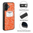 thumbnail image 2 of WIRESTER Shockproof Soft Rubber Cover Case for Apple iPhone 16 Plus 6.7" 2024, Orange Composition Book, 2 of 5