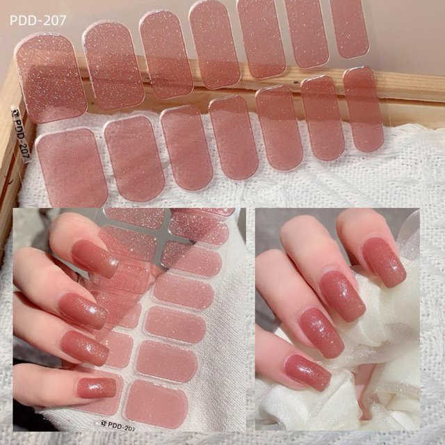 Nail Art Stickers, Full Cover Sticker, 3D Colourful Nail Stickers D Heat S3I4