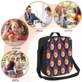thumbnail image 5 of Picia American Football and Fire Flames Lunch box Lunch bag for men women Large capacity Lunchbox Reusable Lunch bags Insulated Lunch bag Lunch box cooler, 5 of 9