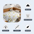thumbnail image 6 of Christmas Kids Throw Blanket Small White Gold Snowflake Blanket Xmas Winter Holiday Blanket for Child Baby Bed Soft Lightweight Fuzzy Plush Fleece Blankets and Throws 40x50, 6 of 6