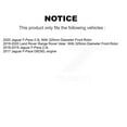 thumbnail image 2 of CMX Front Disc Brake Rotors Pair for Car Jaguar F-Pace Land Rover Range Velar K8-102292, 2 of 8