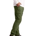 thumbnail image 6 of Men's Cargo Pants Mechanic Pants Mens Men's Outdoor Zip Cargo Pant Memory Boy Big Foam Men Work Twill Mens Slim Fit Size 1 Boy 9 Summer Trousers Casual Overalls Straight Army Green 3XL, 6 of 9