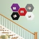 thumbnail image 3 of 10 piezas de baldosas de pared de fieltro hexágono pegatinas de pared adhesivas pegatinas de tablero de memorando hexágono tablas de fieltro, 3 of 6