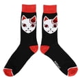 thumbnail image 7 of Demon Slayer Fox Mask Casual Crew Socks for Men, 7 of 7
