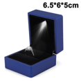 thumbnail image 2 of Led Lighted Ring Box Earring Ring Gift Case Wedding Ring Jewelry, 2 of 5