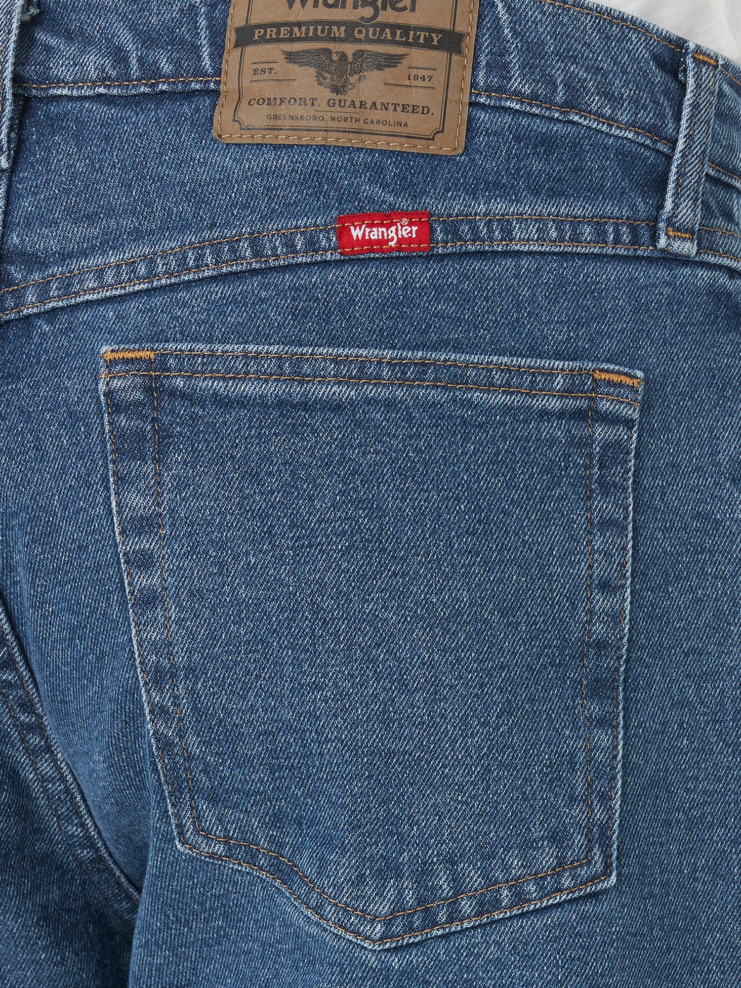 Wrangler Men's and Big Men's Regular Fit Jeans with Flex - image 5 of 8