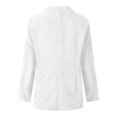 thumbnail image 4 of Uhndy 2022 Jackets for Women, Fashion Women Solid Color Double Breasted Autumn And Winter Small Suit Jacket Winter Coats Christmas Gifts for Women, 4 of 5