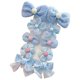 thumbnail image 1 of Laklulu 10 piezas de pinzas para el cabello para niñas, lazos, lindas pinzas de cocodrilo antideslizantes, pasadores completamente forrados, accesorios florales para el cabello, 1 of 5